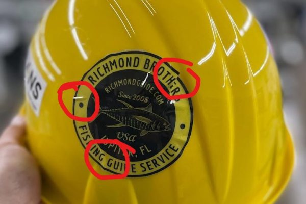 Why do hard hat stickers have wrinkles? - Comgraphx