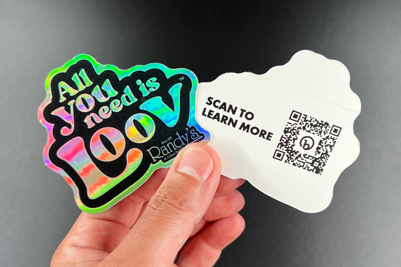 Holographic Stickers - Custom Printed - Comgraphx