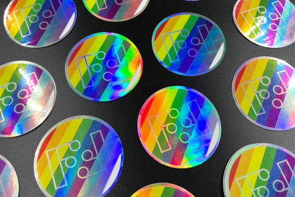 50 Holographic Stickers 2
